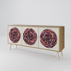 BROWN CIRCLES 3-Door Sideboard