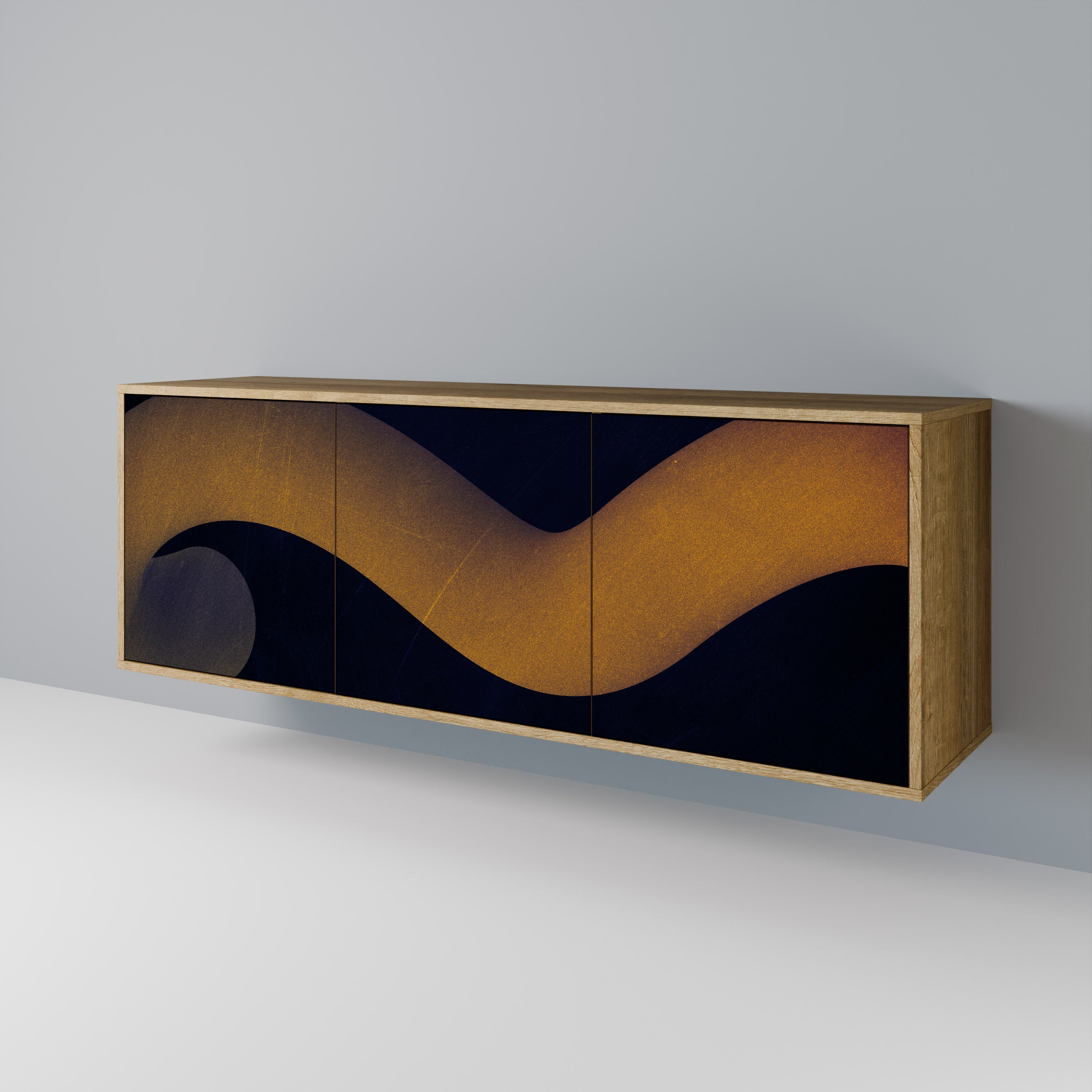 HOLLOW TIME 3-Door Sideboard