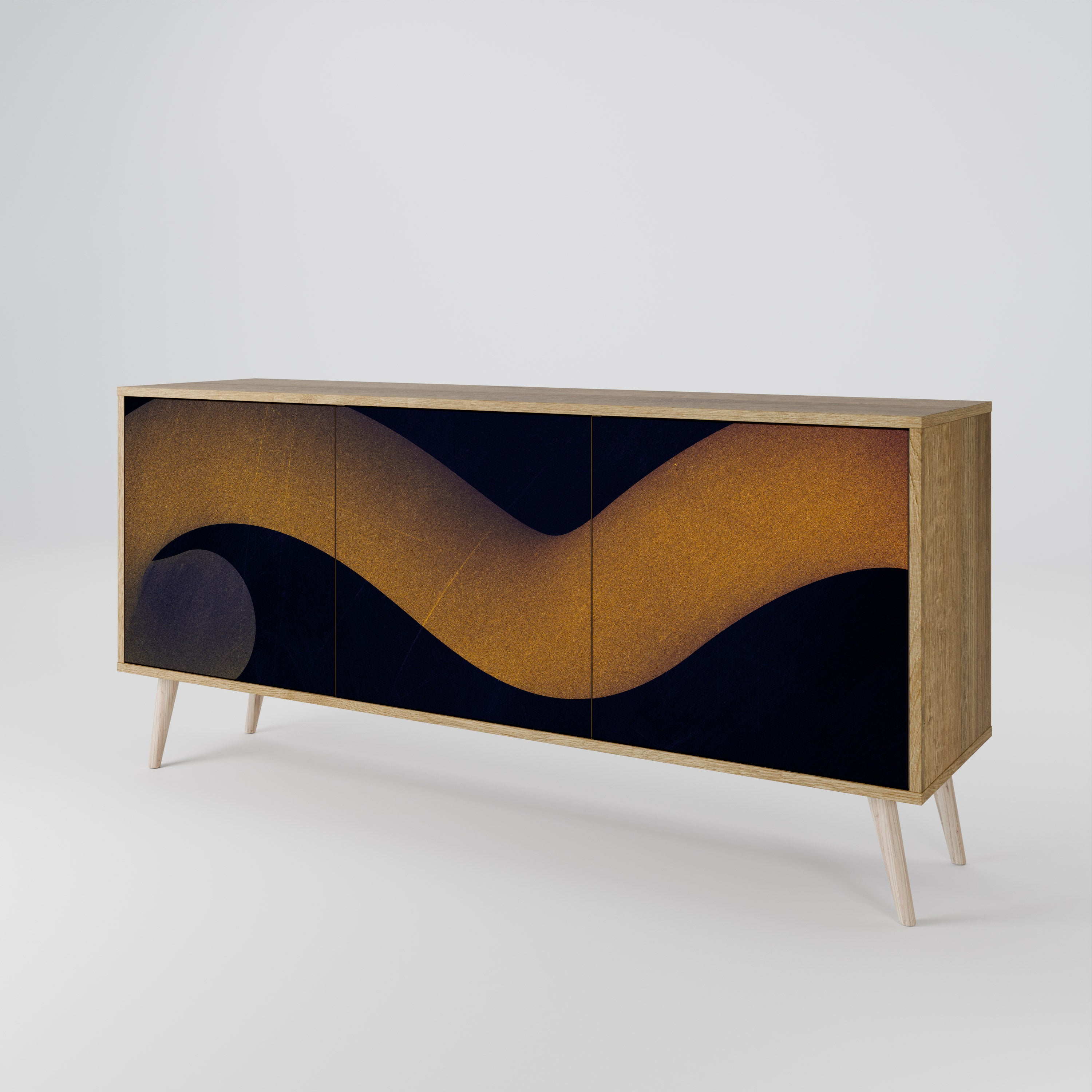 HOLLOW TIME 3-Door Sideboard