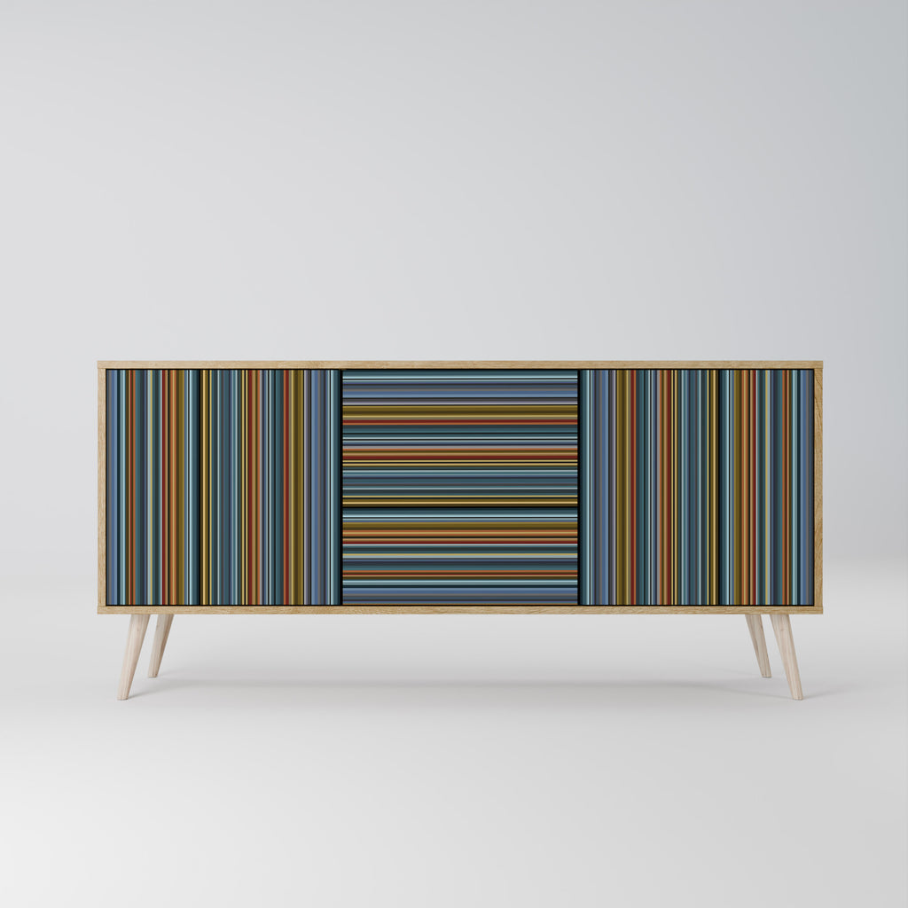 LINEOUT SPECTRUM 3-Door Sideboard in Oak Effect