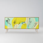 BODY LANGUAGE Skänk med tre dörrar