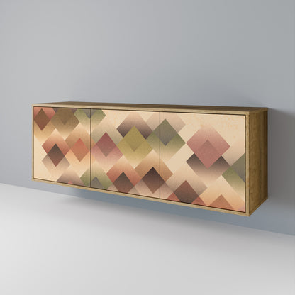GEOMETRIC FUSION Skänk med tre dörrar