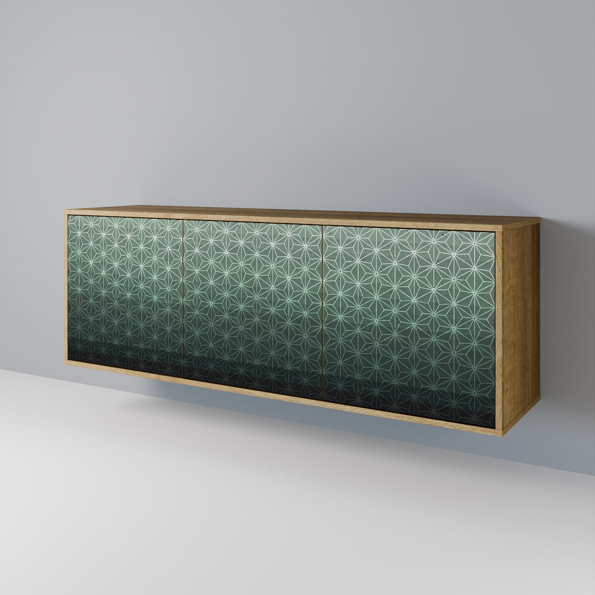 ORNAMENTAL GLIMMER Skänk med tre dörrar