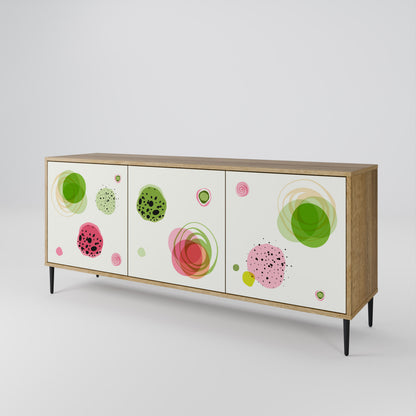 COLORFUL COSMOS Skänk med tre dörrar