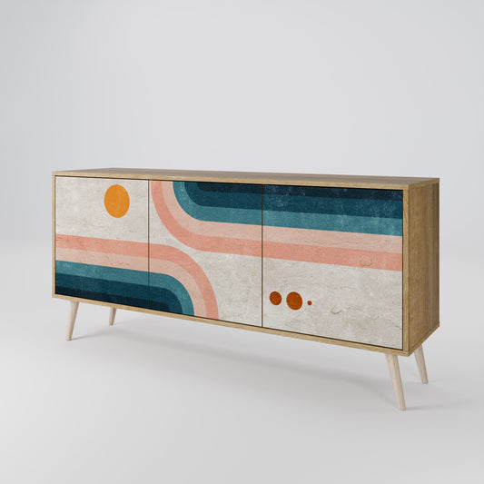 TWO HALVES 3-Door Sideboard