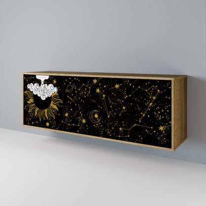 STELLAR CONSTELLATIONS Skänk med tre dörrar