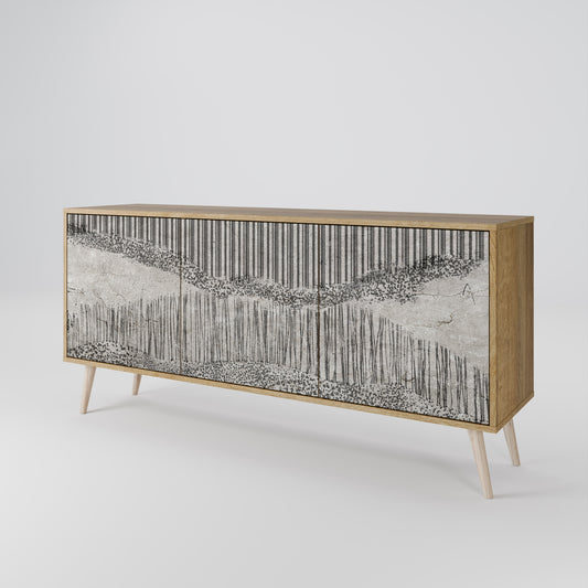 GRAIN LINES 3-Door Sideboard