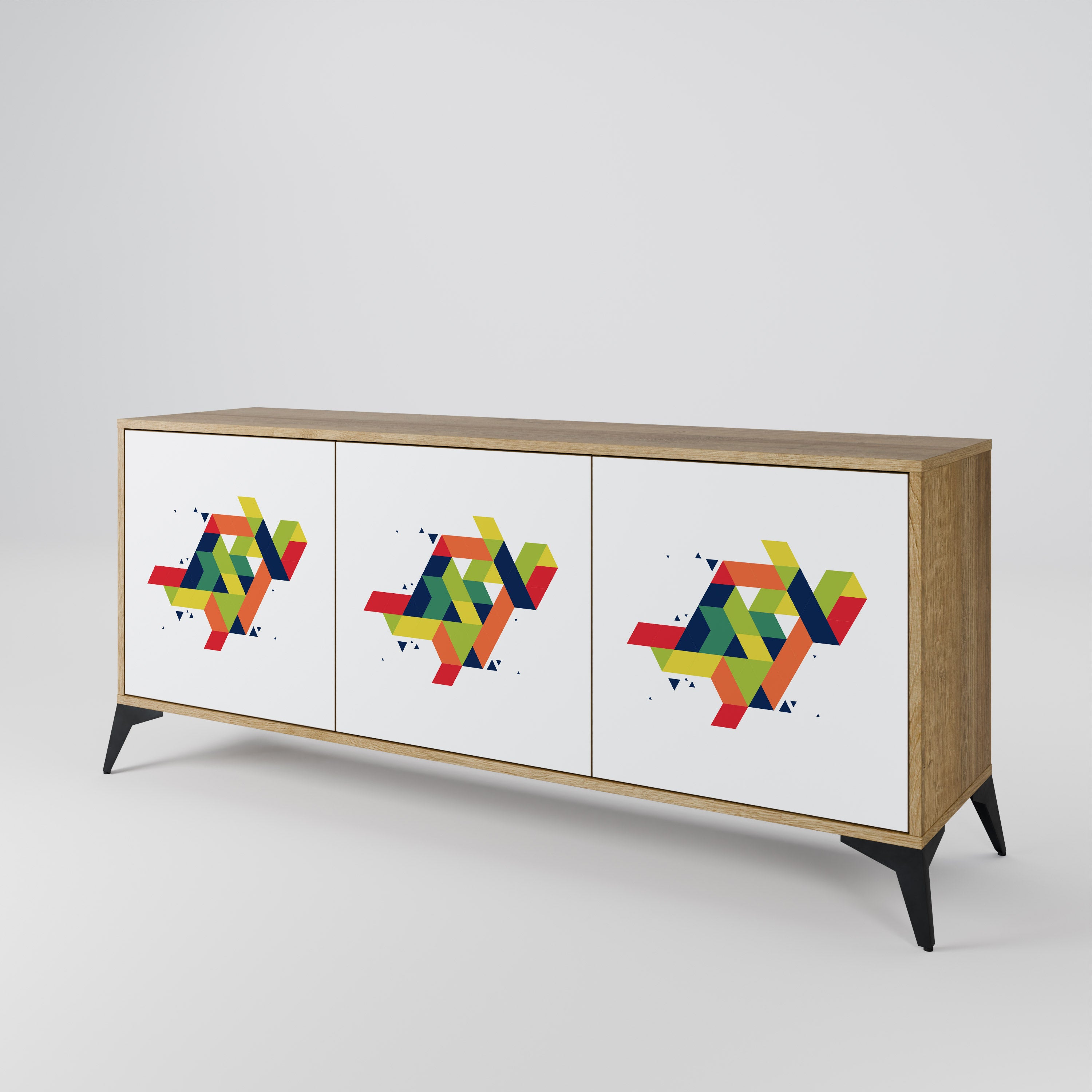 FUTURE SIGN Skänk med tre dörrar