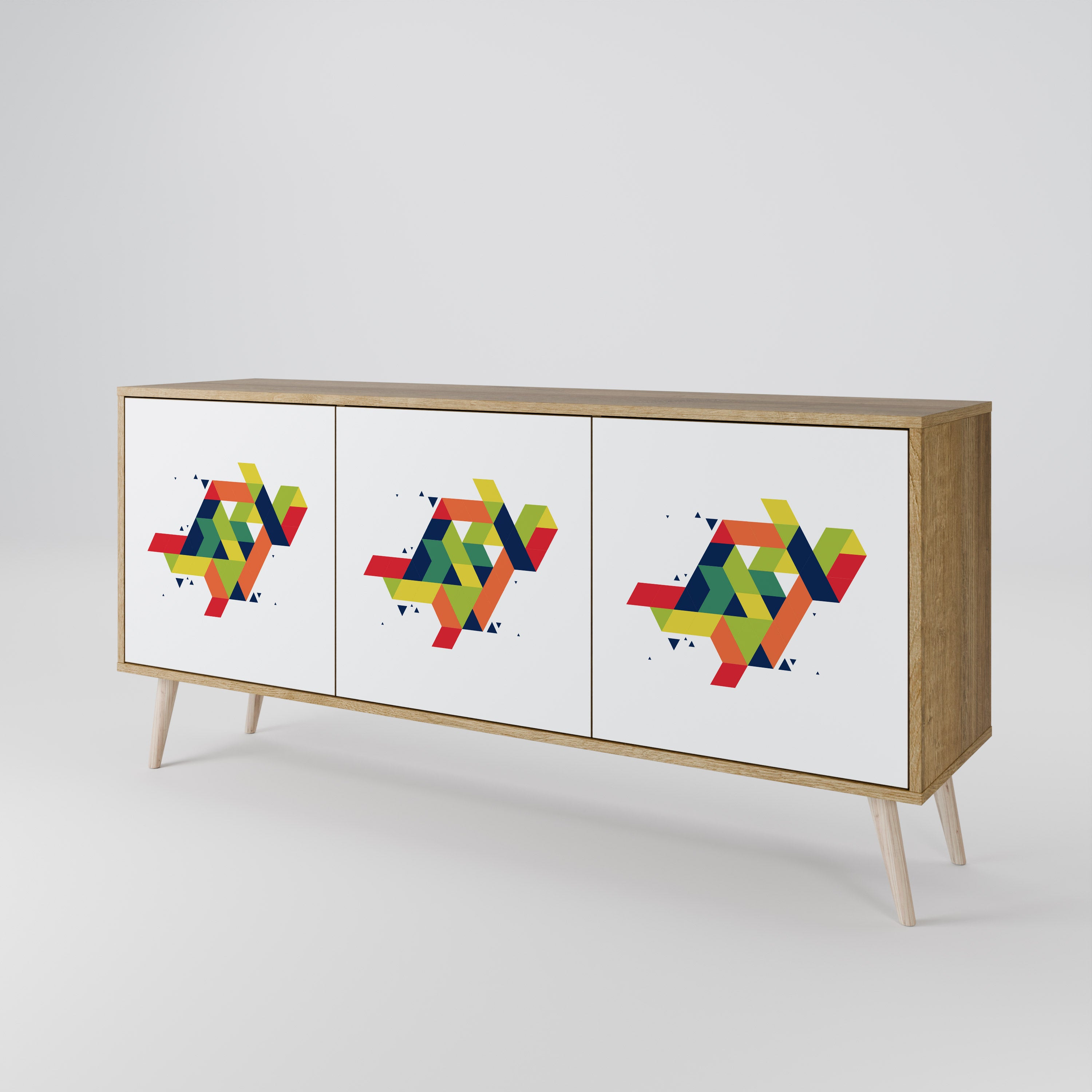 FUTURE SIGN Skänk med tre dörrar