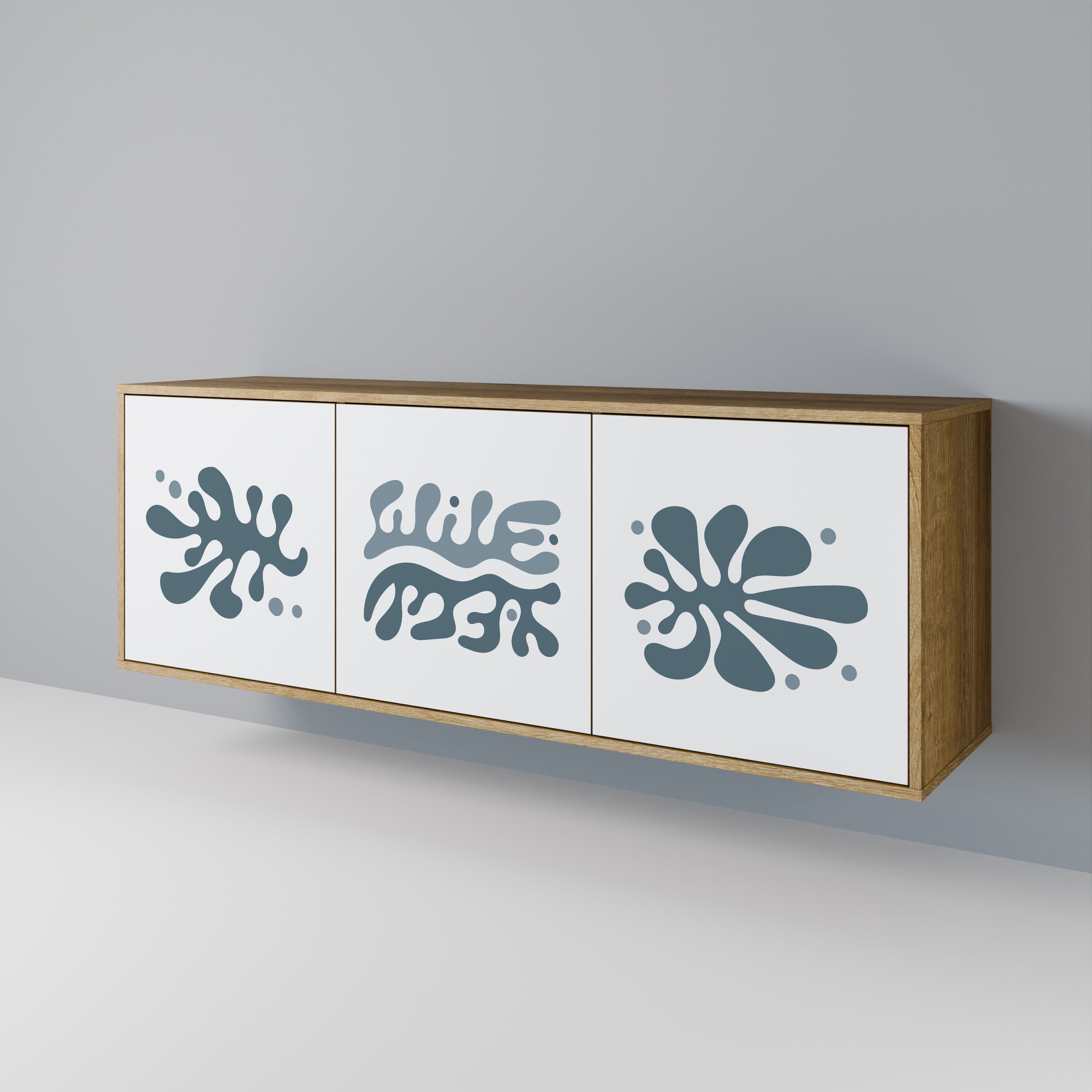 WONDERLAND VEGETATION 3-dörrars skänk