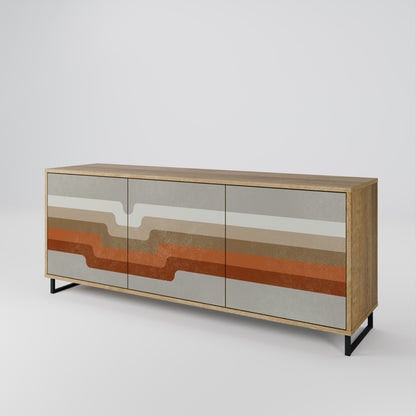 PECULIAR TRAIL Skänk med tre dörrar