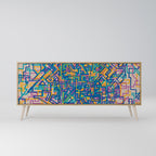 MEMORIES MAP 3-Door Sideboard