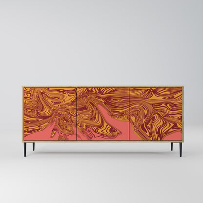 FLOATING THOUGHTS 3-Door Sideboard in Oak Effect