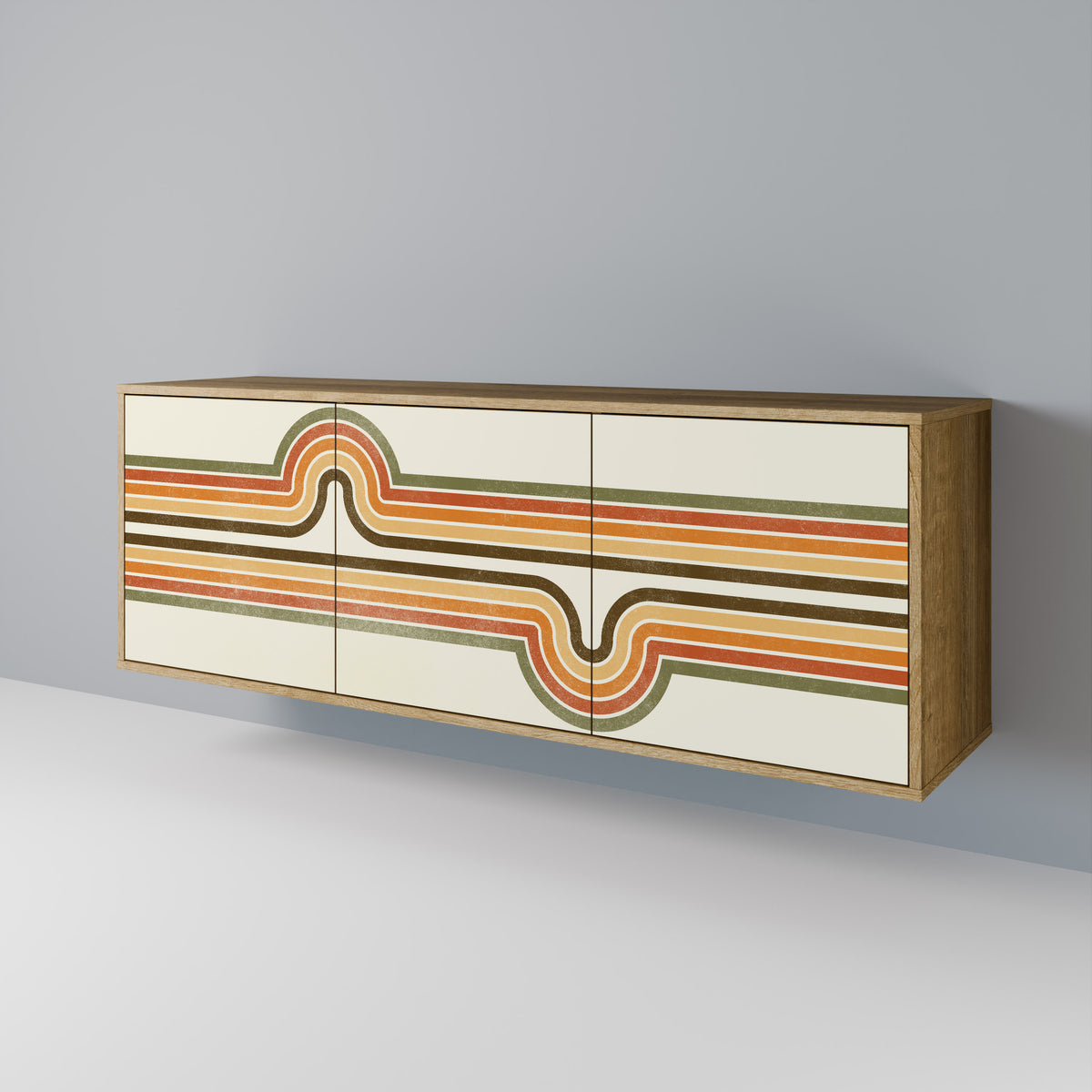 EXCEPTIONAL STREAM Skänk med tre dörrar