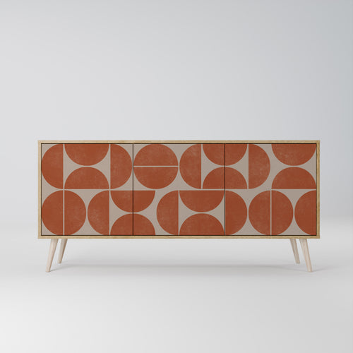 REPETITION COMPULSION Skänk med tre dörrar