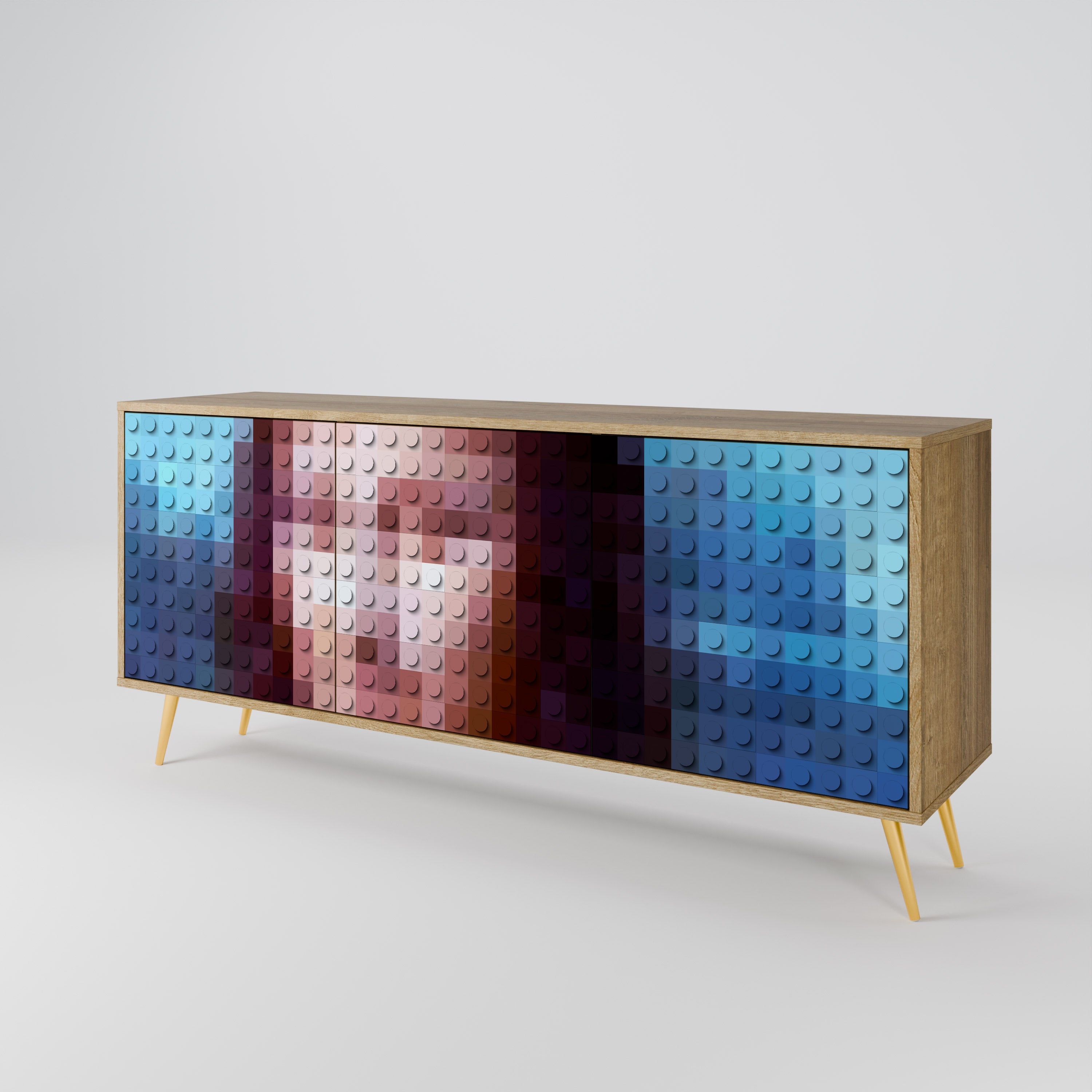 CONSTRUCTIVE ART 3-Door Sideboard