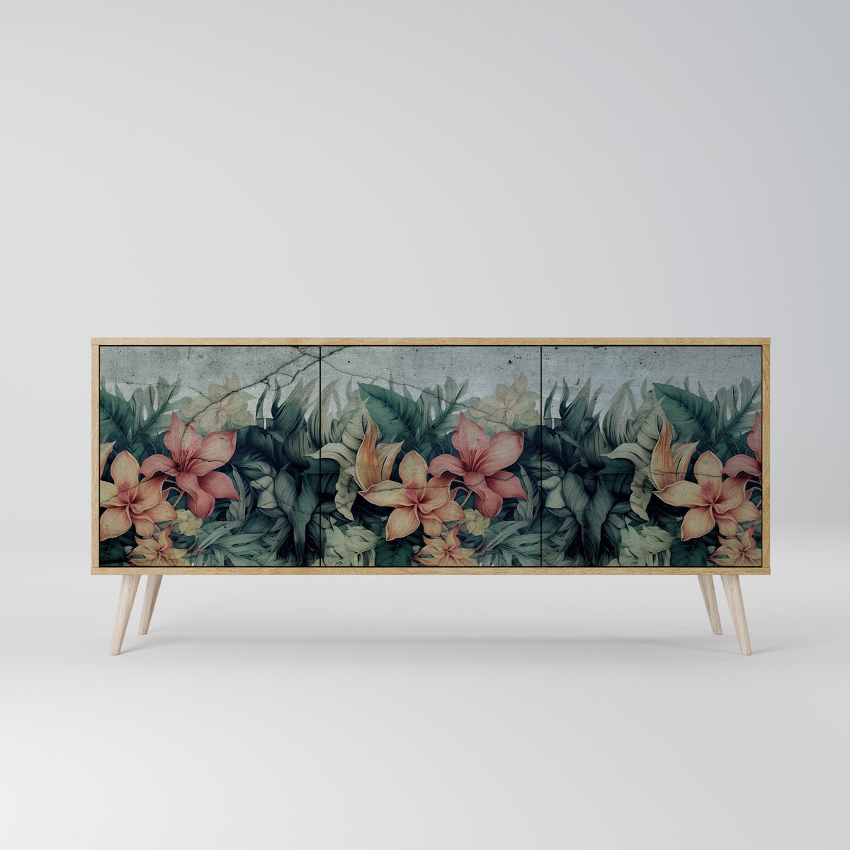 HEAVENLY BLOOM Skänk med tre dörrar