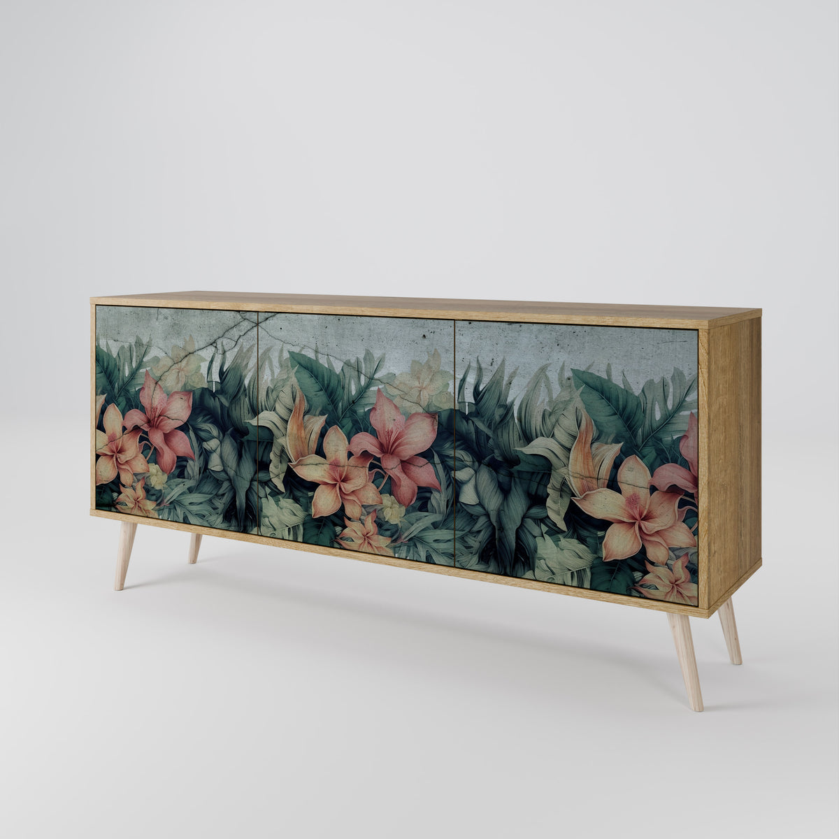 HEAVENLY BLOOM Skänk med tre dörrar