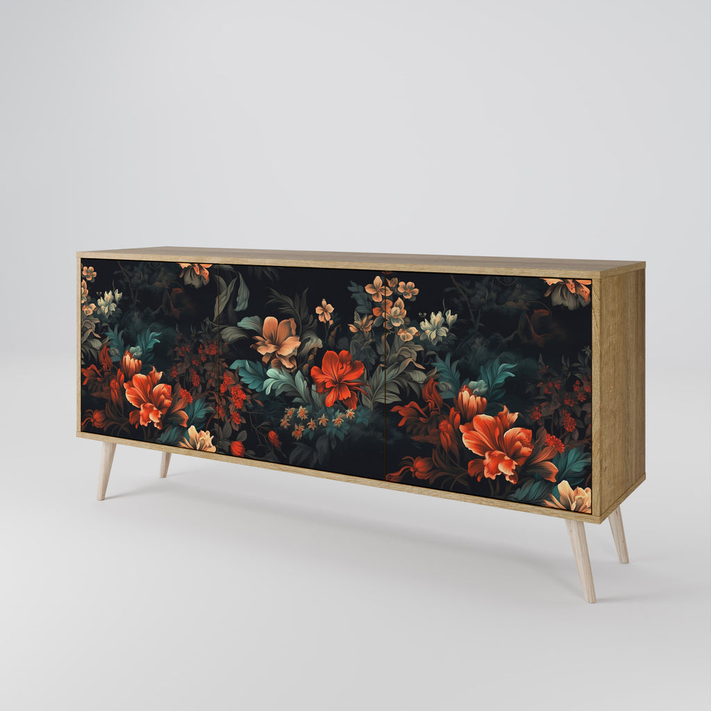 IMAGINARY BLOSSOM 3-Door Sideboard