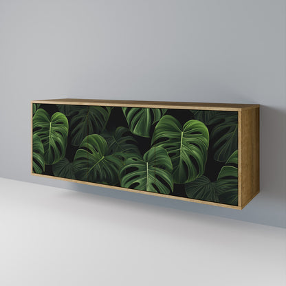 INFINITE MONSTERA Skänk med tre dörrar