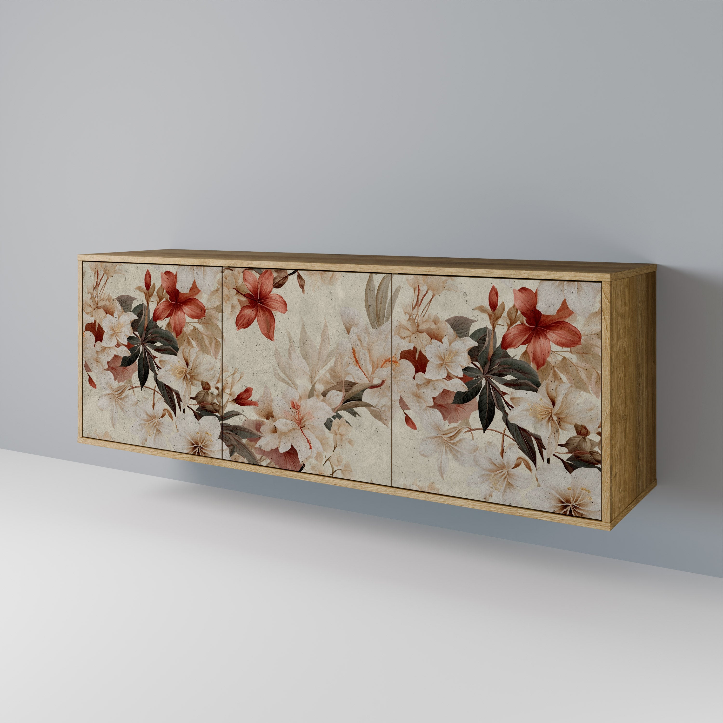 PETAL HARMONY Skänk med tre dörrar