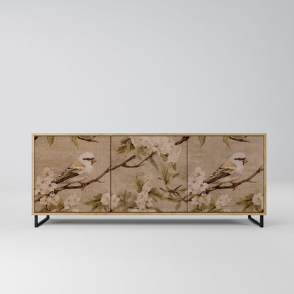PETAL DISTINGUISH 3-Door Sideboard in Oak Effect