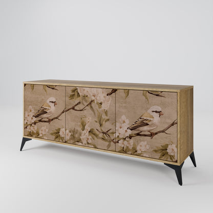 PETAL DISTINGUISH 3-Door Sideboard in Oak Effect