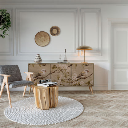 PETAL DISTINGUISH 3-Door Sideboard in Oak Effect