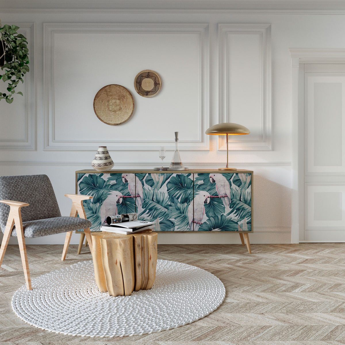 POPINJAY LOOK 3-Door Sideboard
