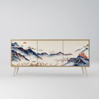 JAPANESE LANDSCAPE 3-Door Sideboard