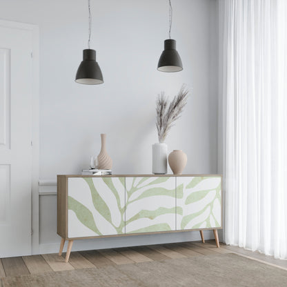 BOTANICAL SPARK 3-dörrars skänk i ekeffekt