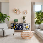 CITRUS BLACK AND WHITE 3-Door Sideboard