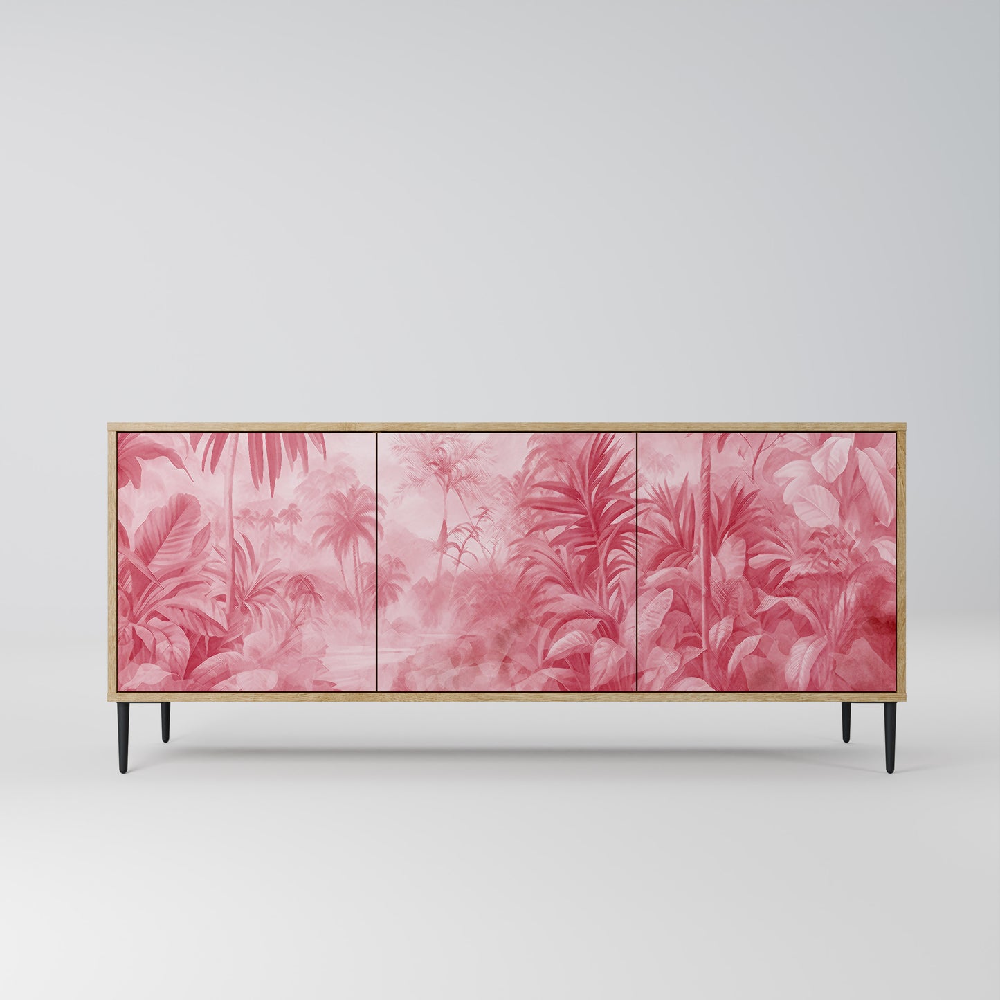 SWEET TROPICS 3-Door Sideboard in Oak Effect