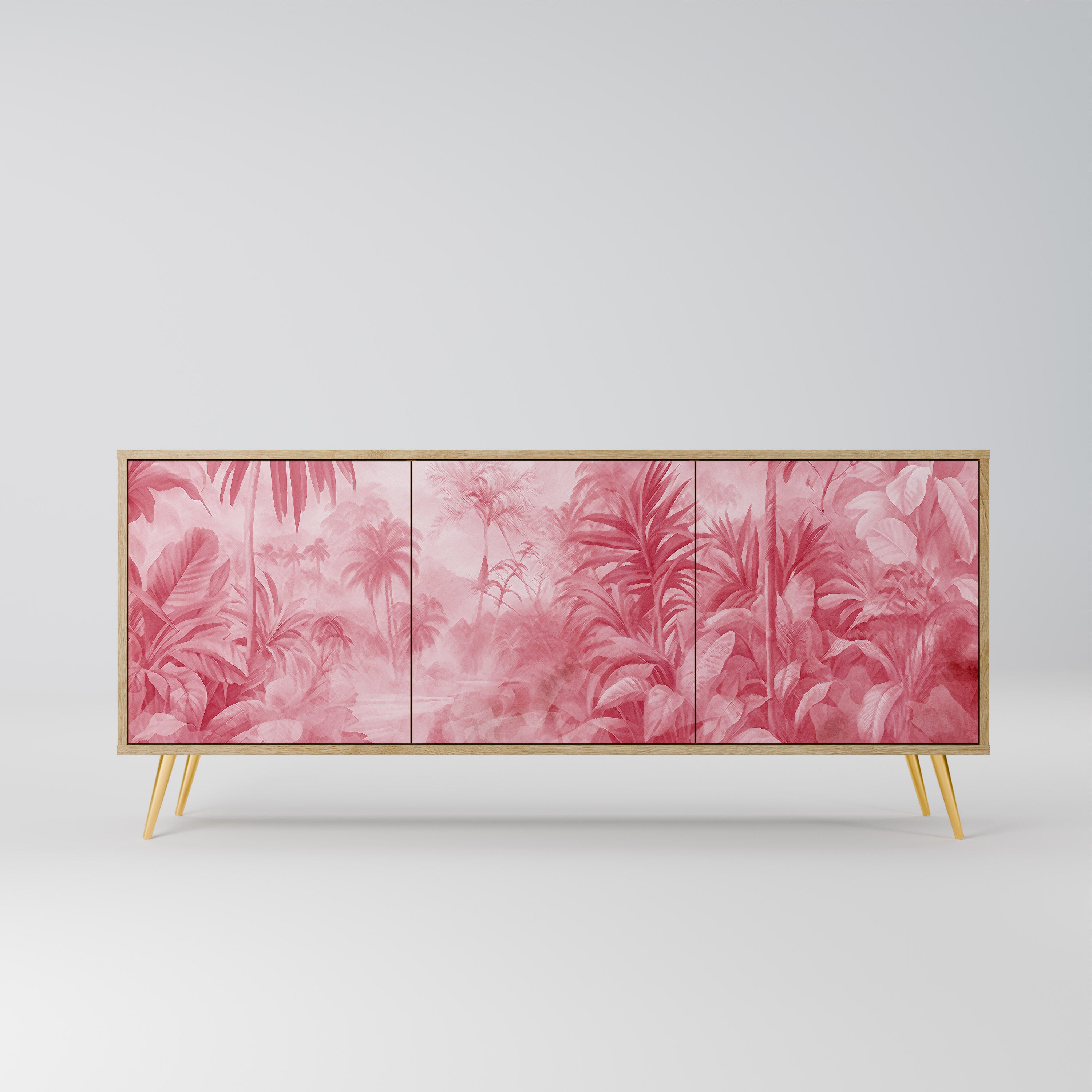 SWEET TROPICS 3-Door Sideboard in Oak Effect