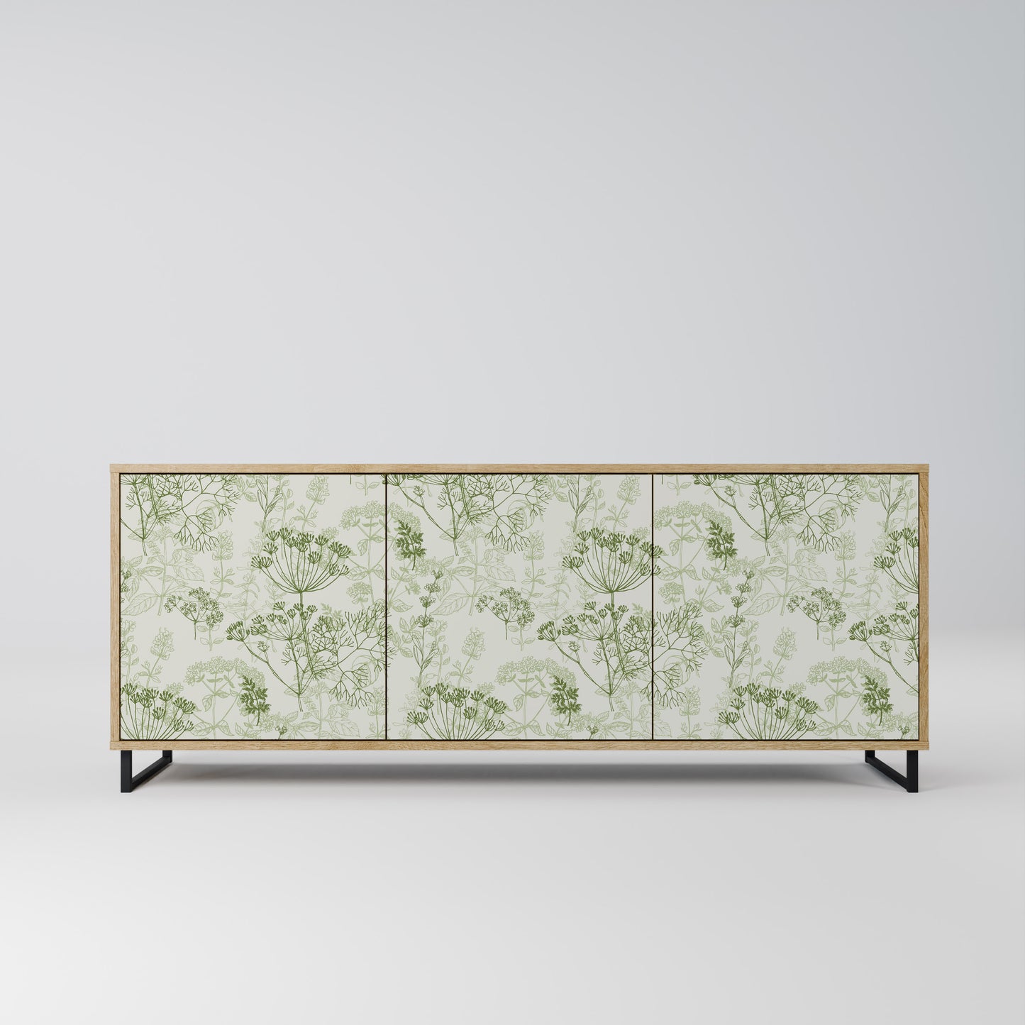 FENNEL BALDACHIN 3-Door Sideboard in Oak Effect