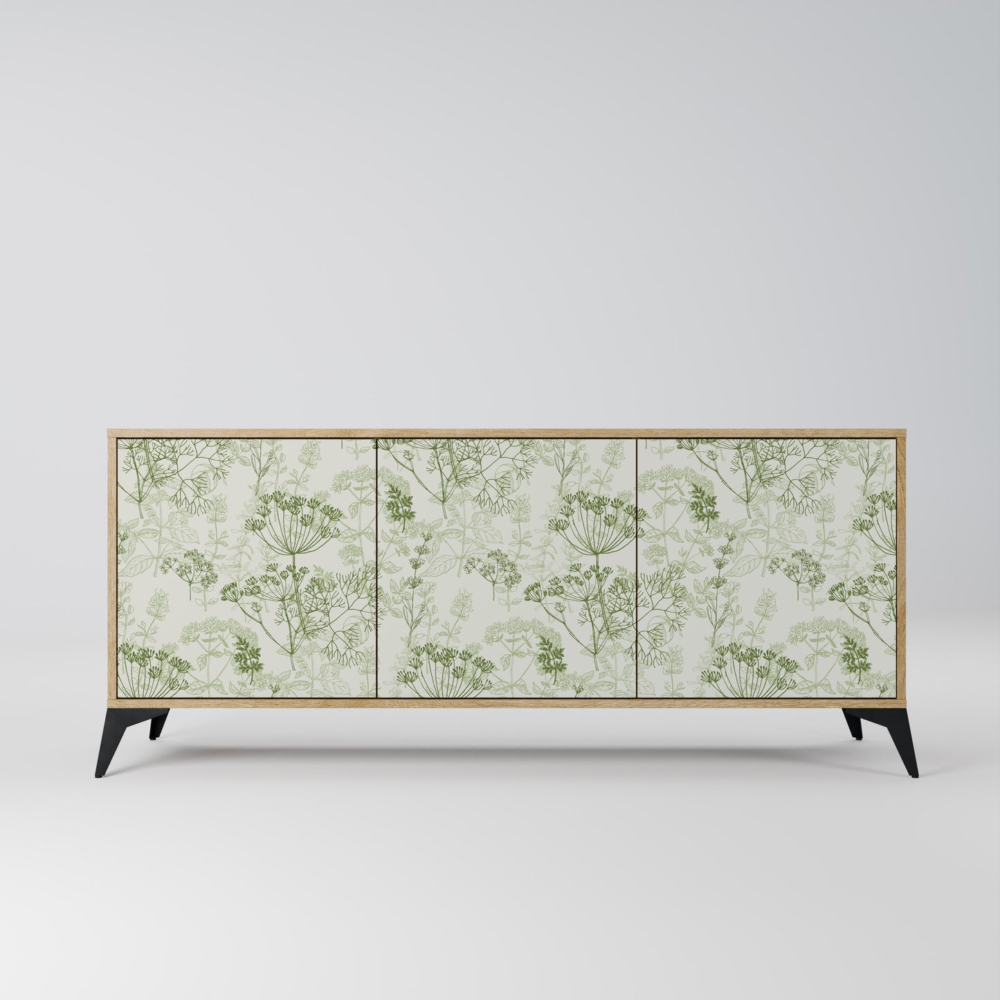 FENNEL BALDACHIN 3-Door Sideboard in Oak Effect