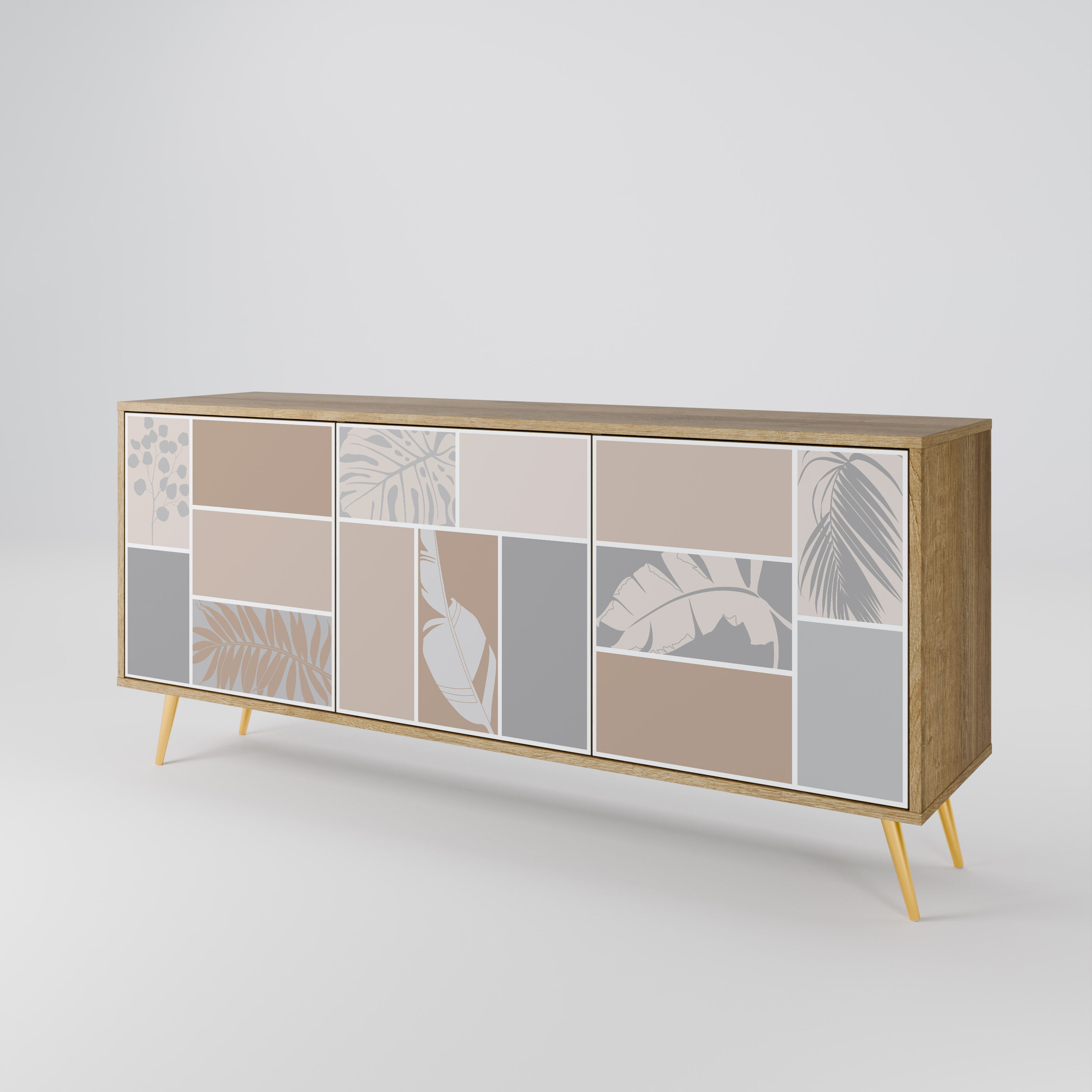 TROPICAL SHAPES 3-Door Sideboard