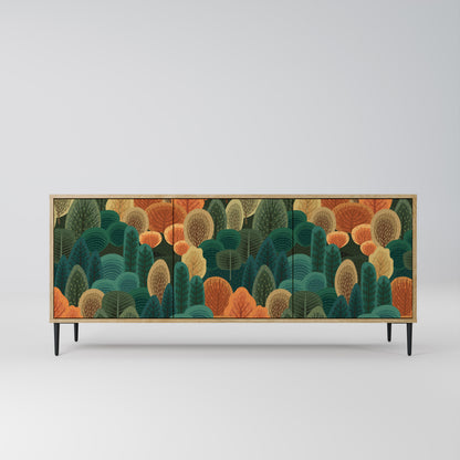 AUTUMN KALEIDOSCOPE 3-Door Sideboard in Oak Effect