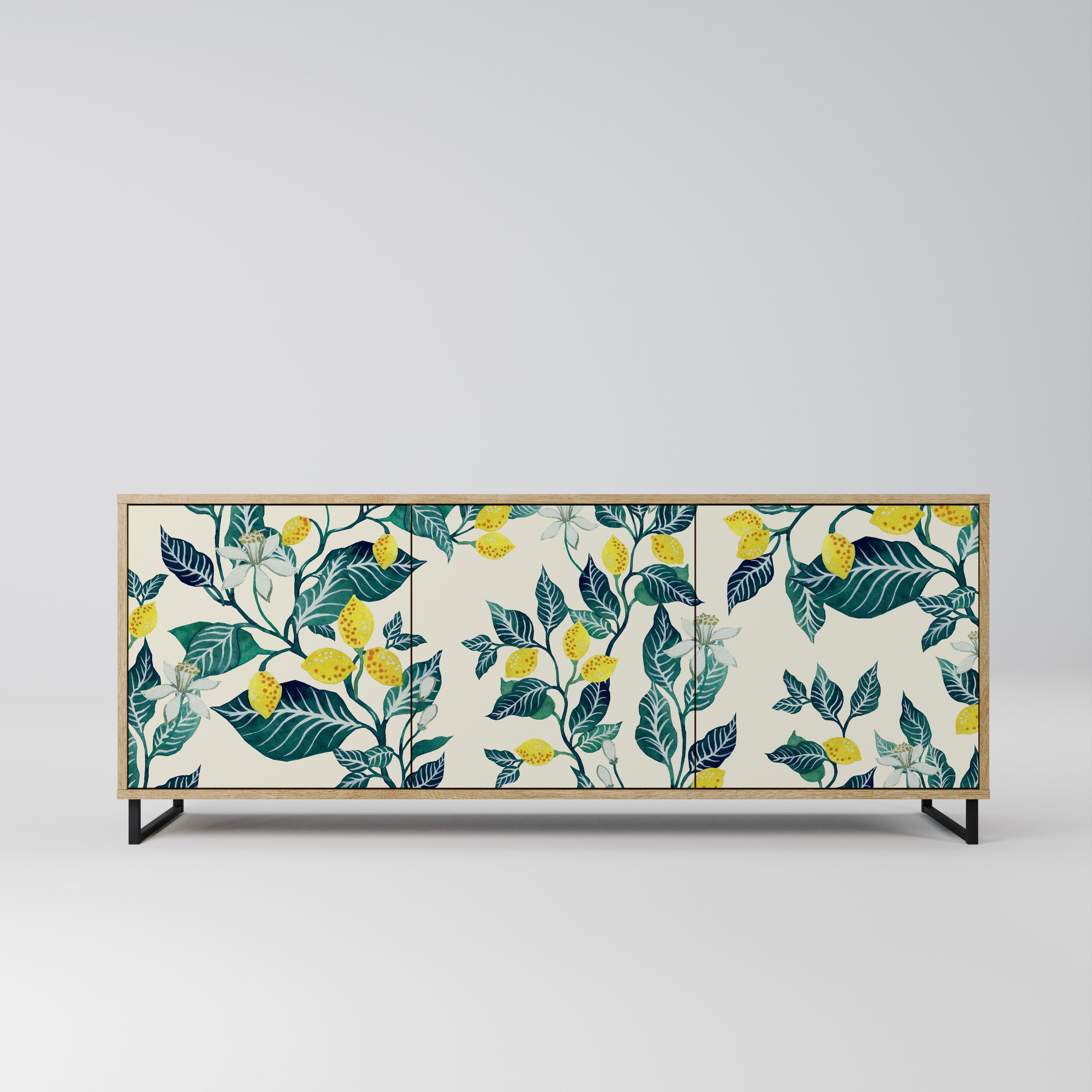 LEMON TREE 3-Door Sideboard in Oak Effect