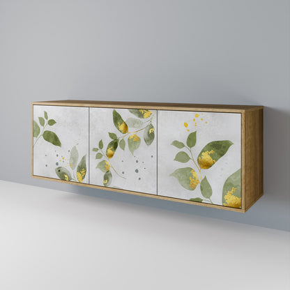 ELEGANT BOTANICS Skänk med tre dörrar