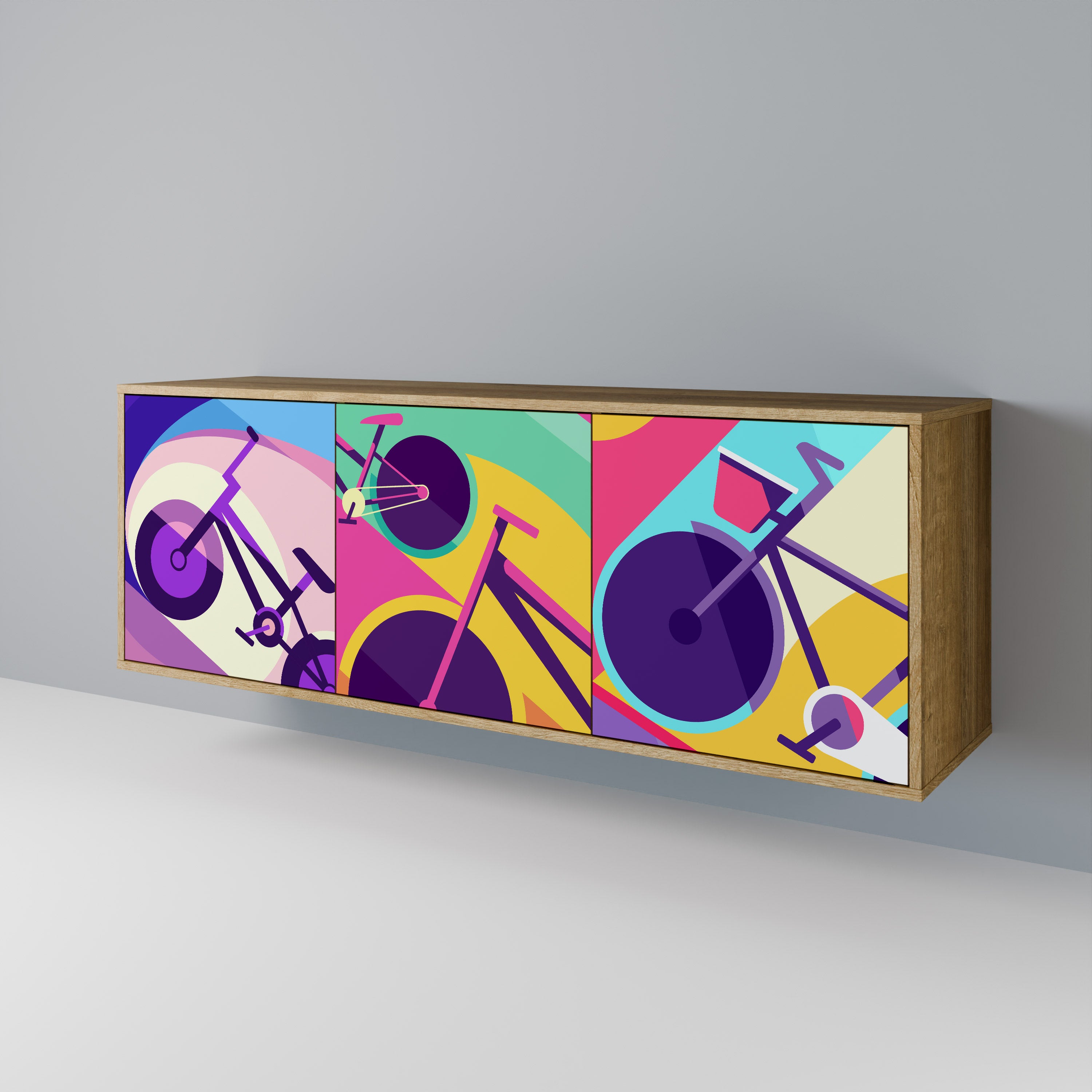 BIKE DREAMS 3-Door Sideboard