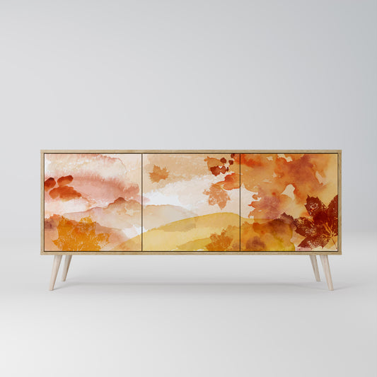 TRACES OF AUTUMN 3-Door Sideboard in Oak Effect