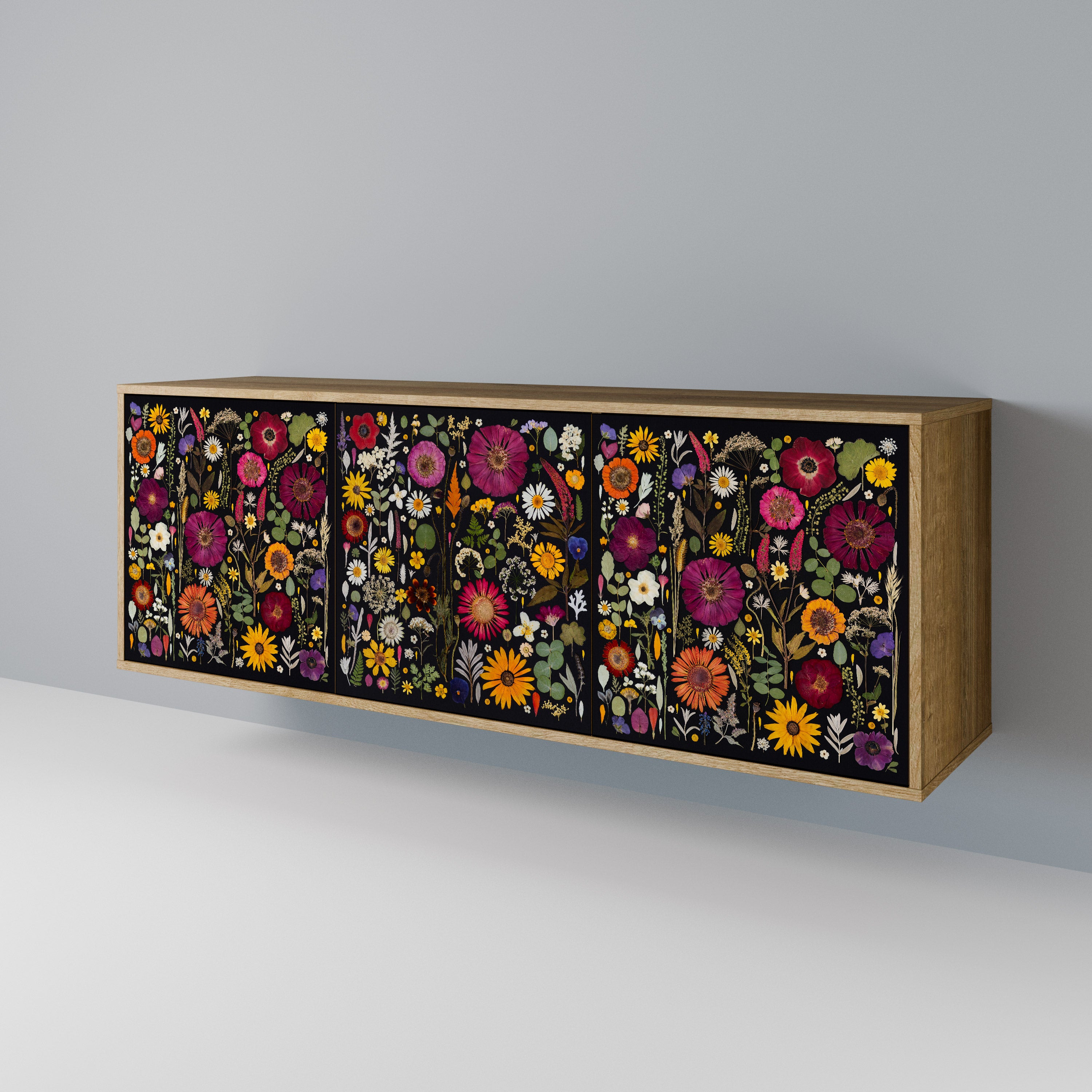 MIDNIGHT GARDEN 3-Door Sideboard
