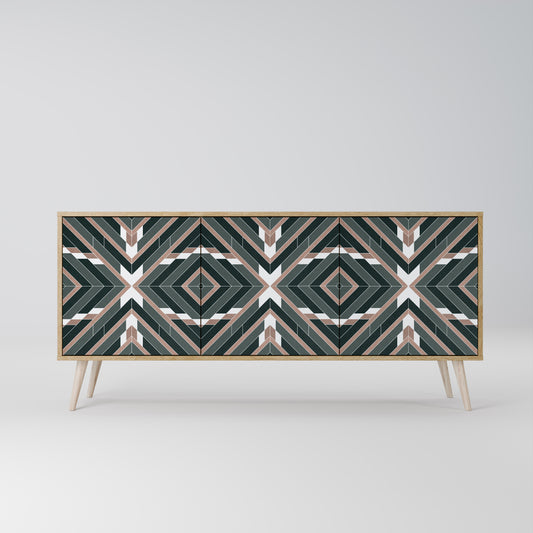 DIMENSION DELIGHTS 3-Door Sideboard in Oak Effect