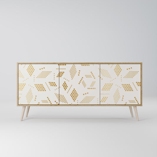 SPOTTED DAZE 3-Door Sideboard in Oak Effect