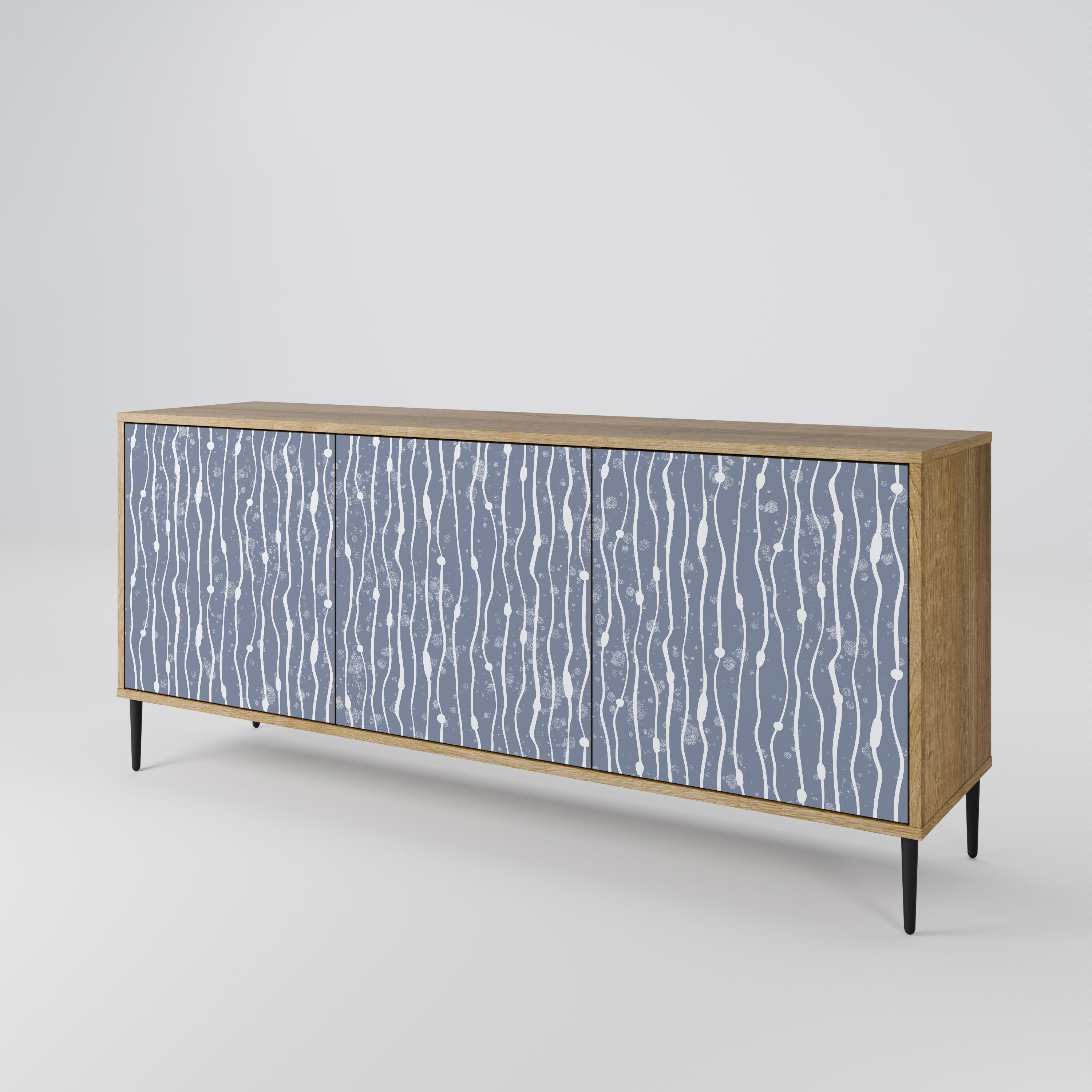 GRAPHITE RAIN 3-Door Sideboard