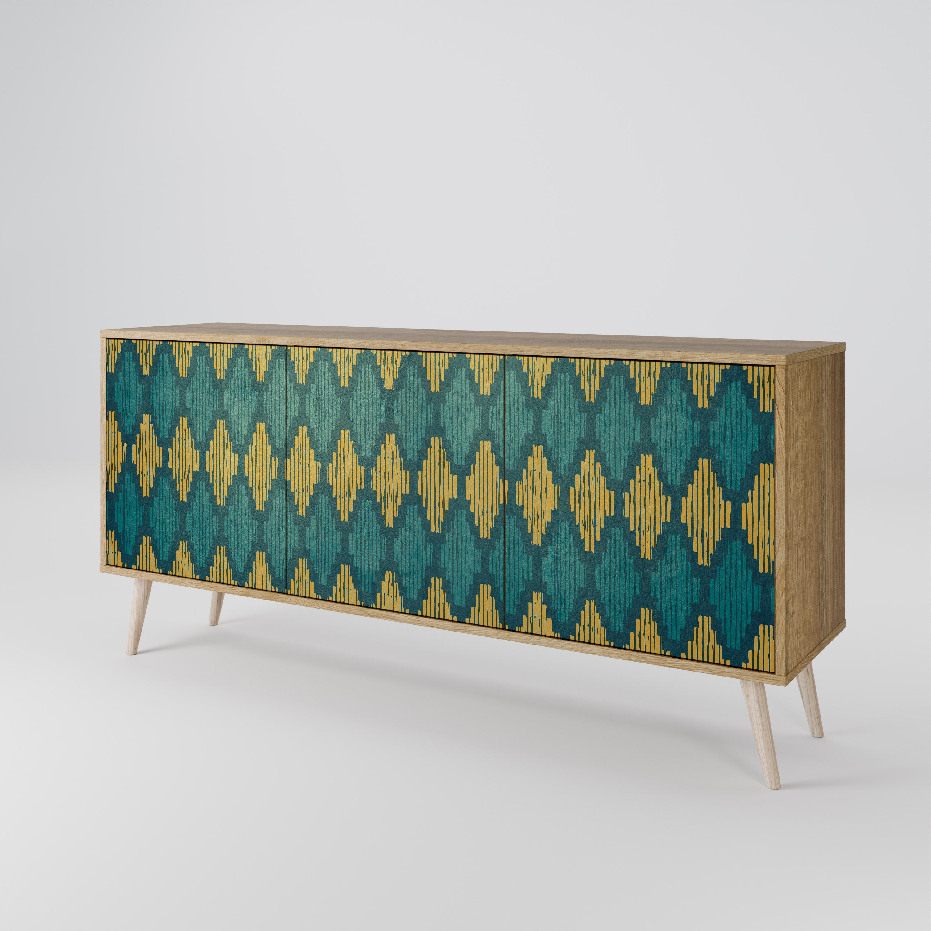 POLYGONS 3-Door Sideboard