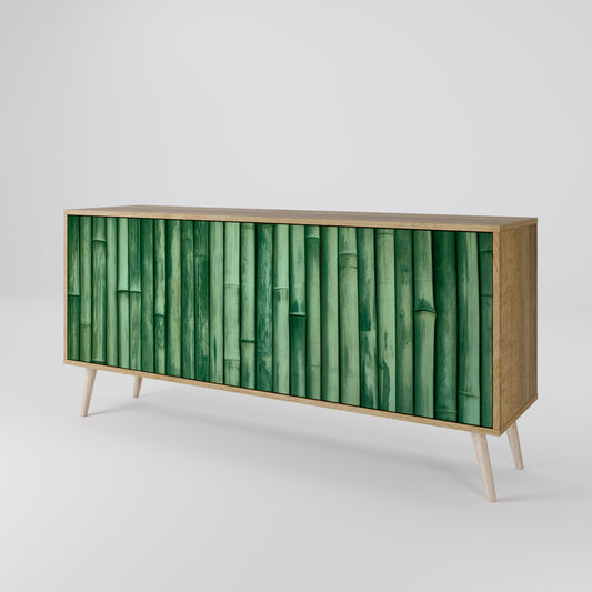 NATURAL GREEN Skänk med tre dörrar