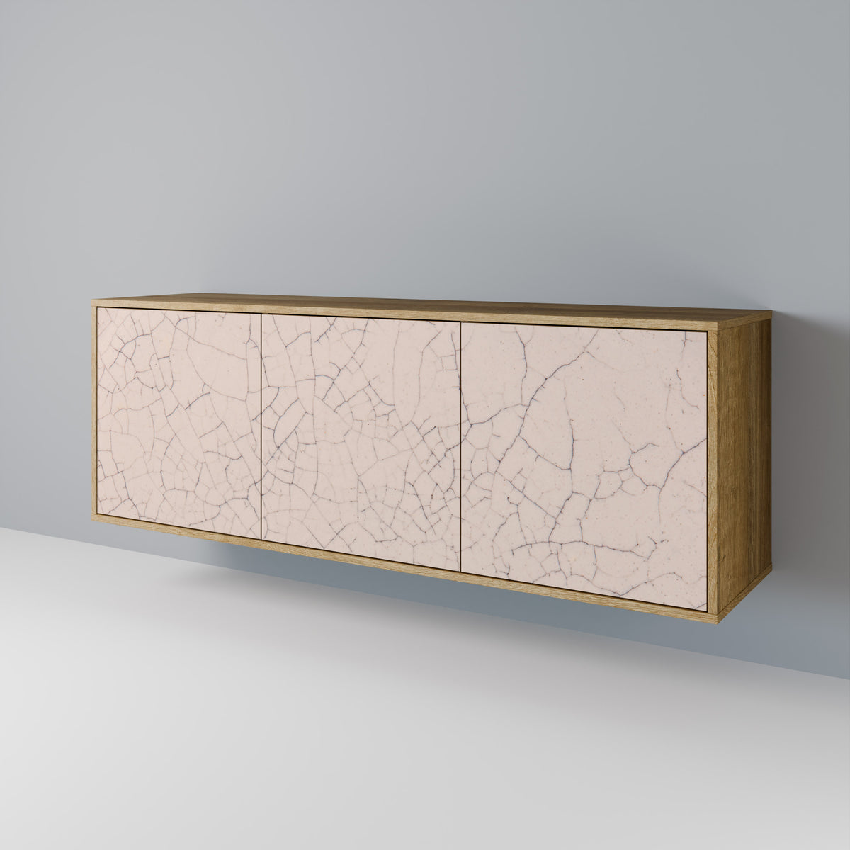 CERAMIC TEXTURE Skänk med tre dörrar