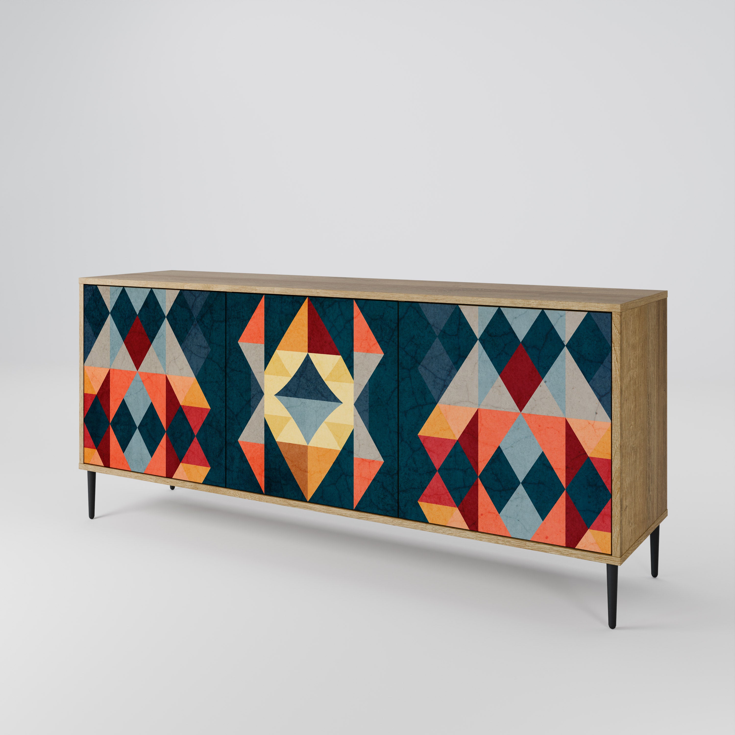 CRACKED ILLUSION 3-Door Sideboard